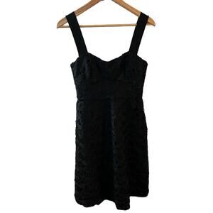 J Crew SZ 2 Sleeveless Sweetheart Neckline Fit and Flare Lace Midi Party Dress